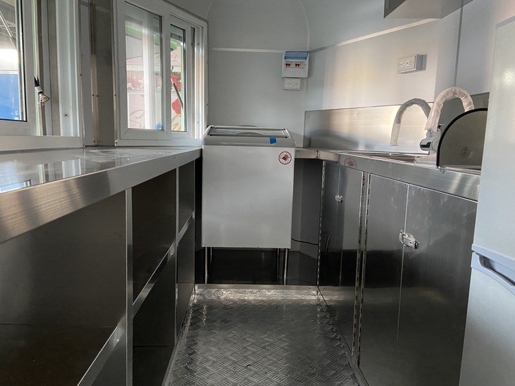 ice cream concession trailer layout