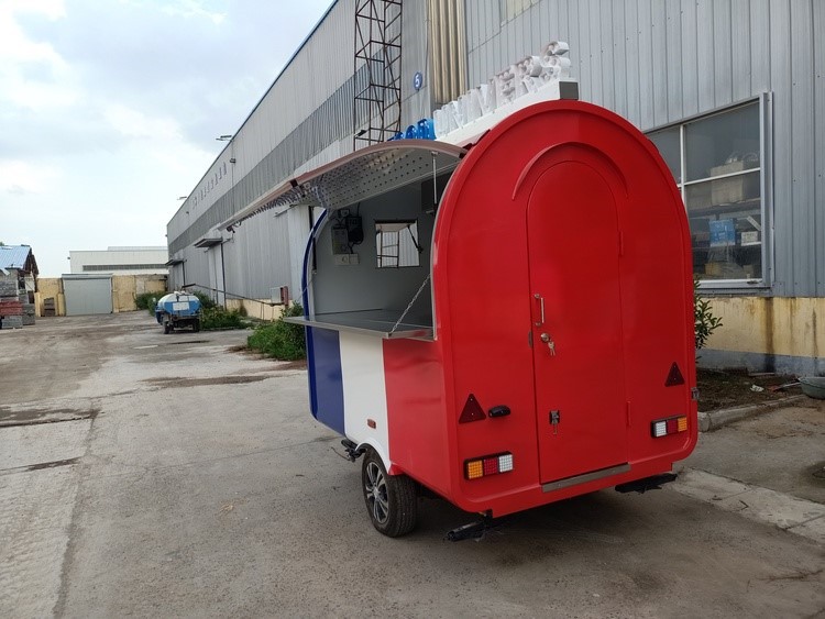 small mobile food cart trailer