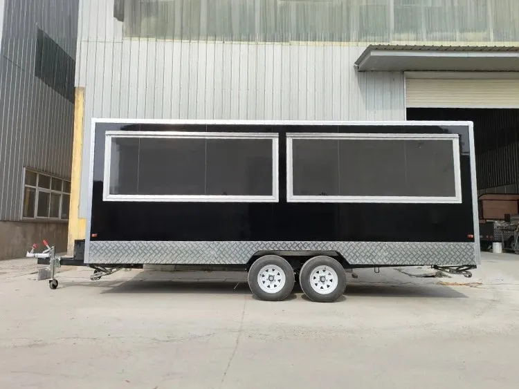 Black-Towable-Kitchen-Trailer-for-Sale